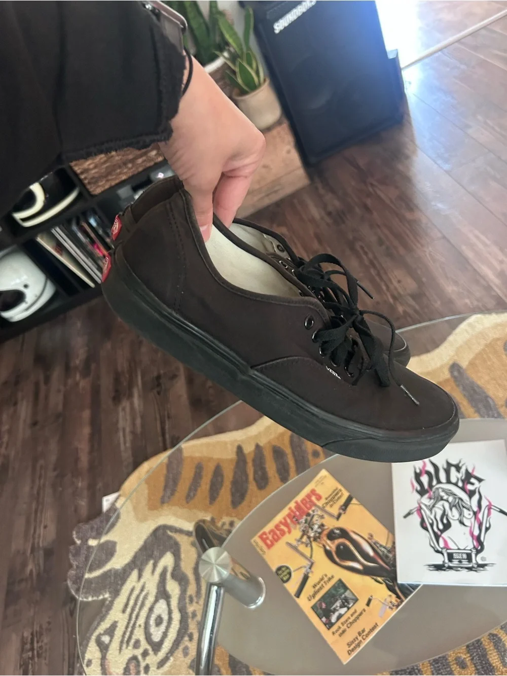 Vans Black Low-Top Canvas Sneakers